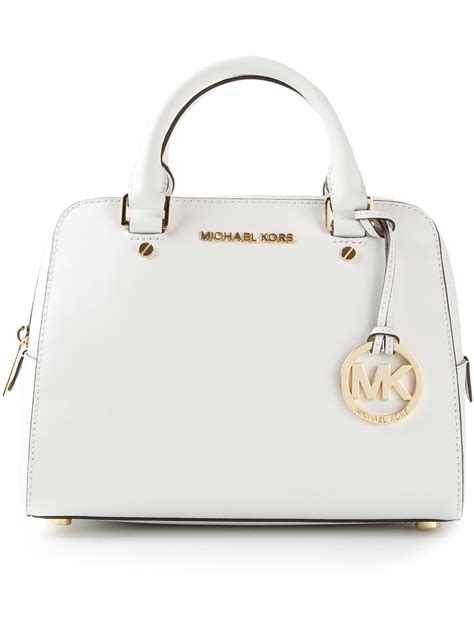 white michael kors bag review|michael kors white bag small.